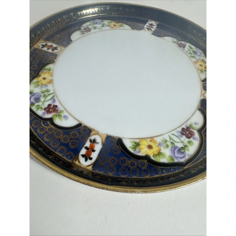 Noritake Hand Painted 7'‎ Plate Flowers Made In Japan